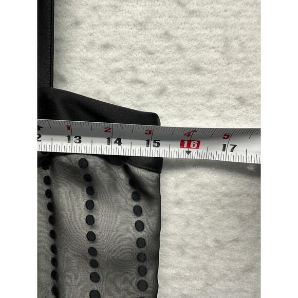 White House Black Market WHBM Dress Women 4 Overlay Polka Dot Sheer Coquette - Picture 3 of 11